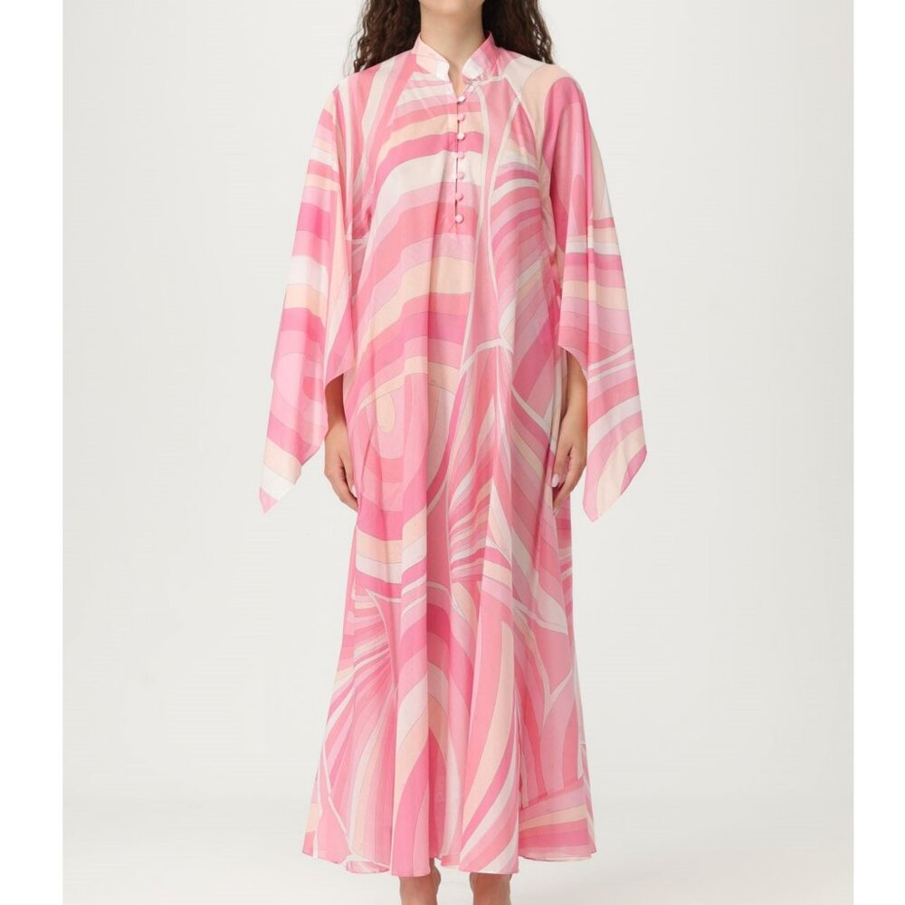 NWOT！Pucci Iride-print Kaftan in Cotton-muslin